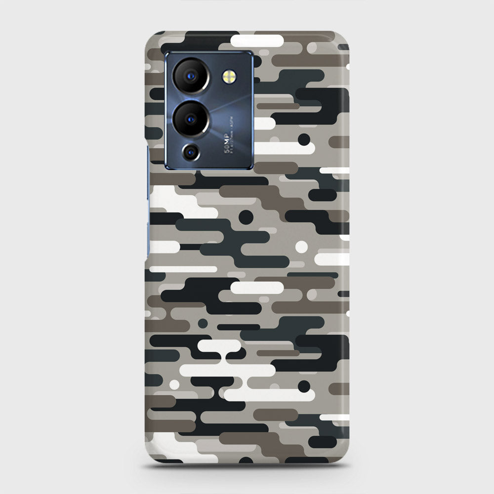 Infinix Note 12 G96 Cover - Camo Series 2 - Black & Olive Design - Matte Finish - Snap On Hard Case with LifeTime Colors Guarantee