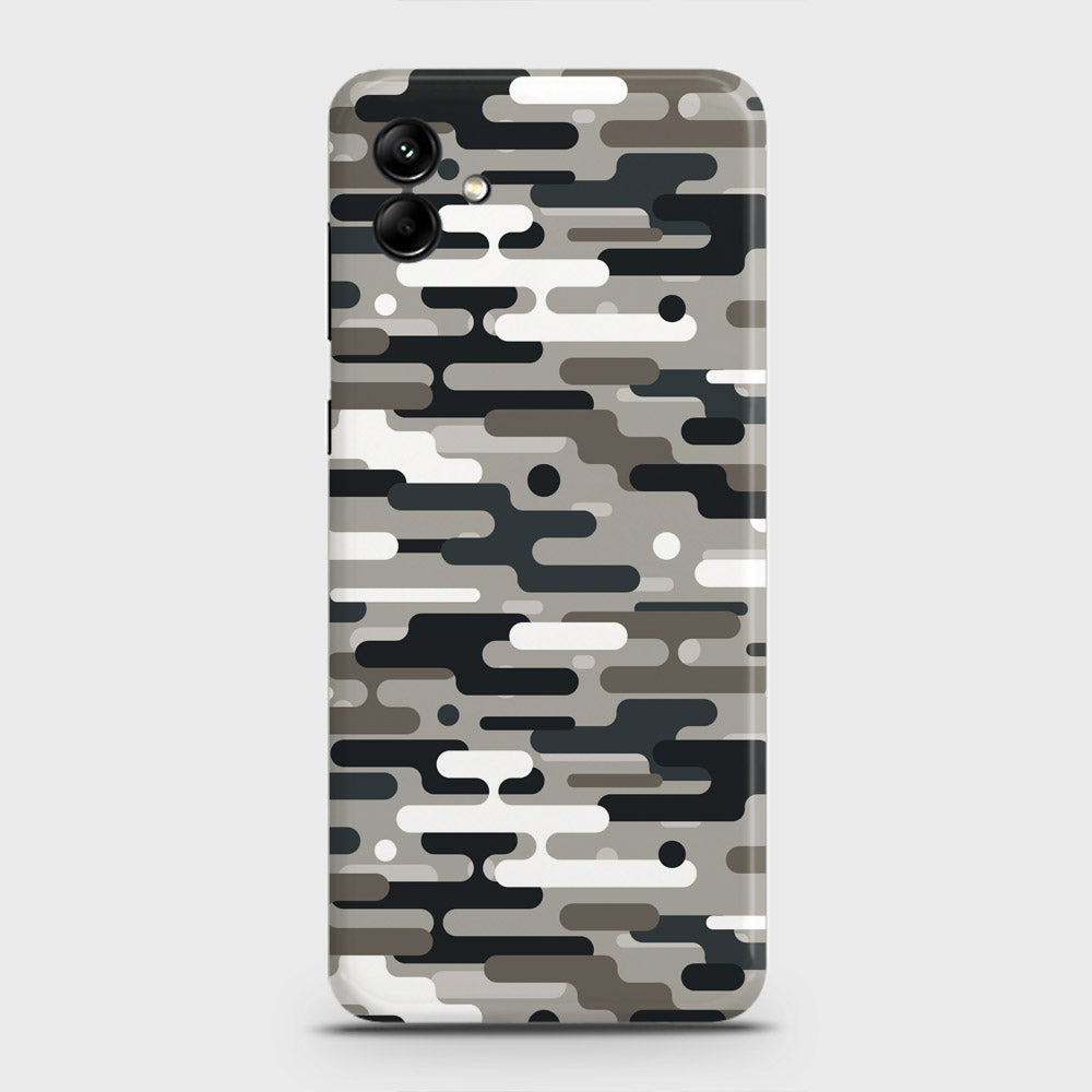 Samsung Galaxy A04 Cover - Camo Series 2 - Black & Olive Design - Matte Finish - Snap On Hard Case with LifeTime Colors Guarantee