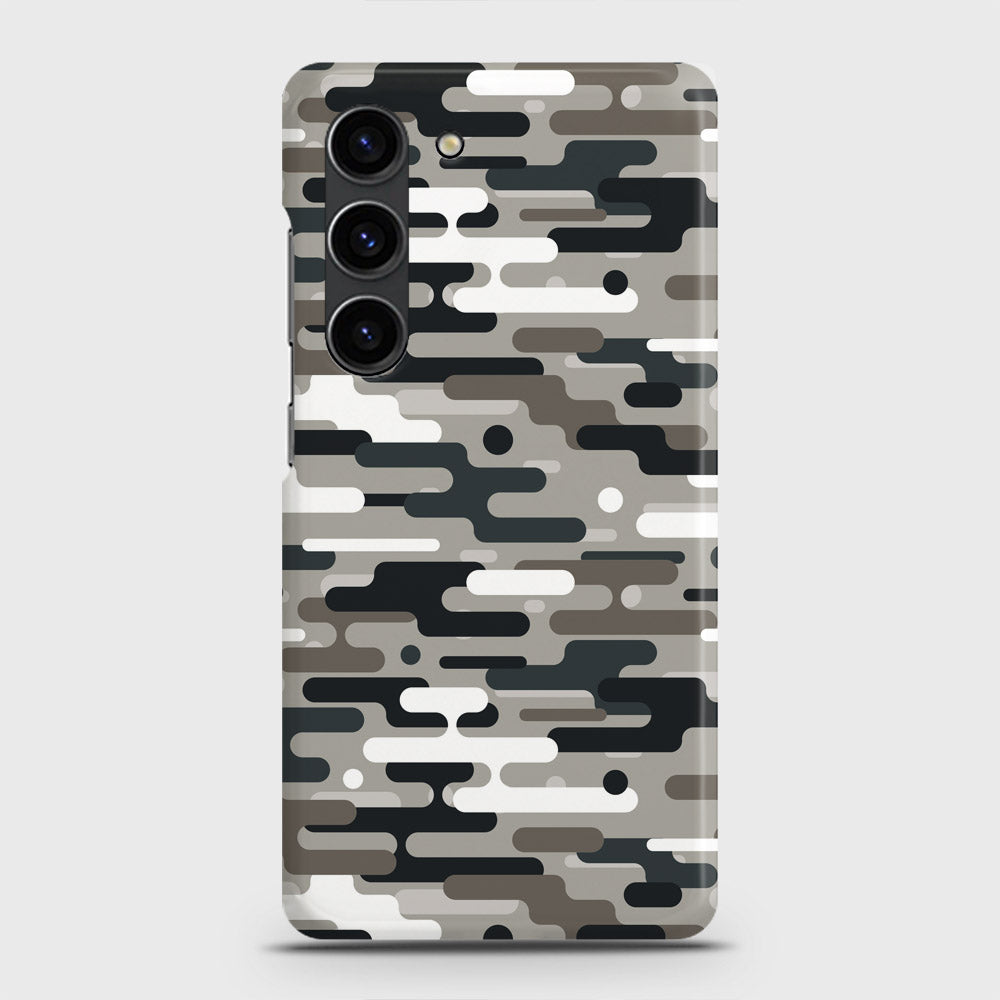 Samsung Galaxy S23 Plus Cover - Camo Series 2 - Black & Olive Design - Matte Finish - Snap On Hard Case with LifeTime Colors Guarantee