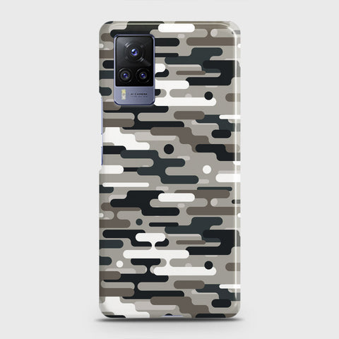 Vivo X60 Pro  Cover - Camo Series 2 - Black & Olive Design - Matte Finish - Snap On Hard Case with LifeTime Colors Guarantee