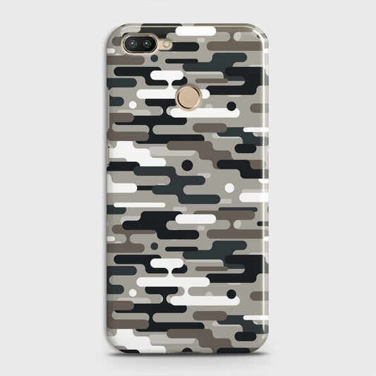 Infinix Hot 6 Pro  Cover - Camo Series 2 - Black & Olive Design - Matte Finish - Snap On Hard Case with LifeTime Colors Guarantee