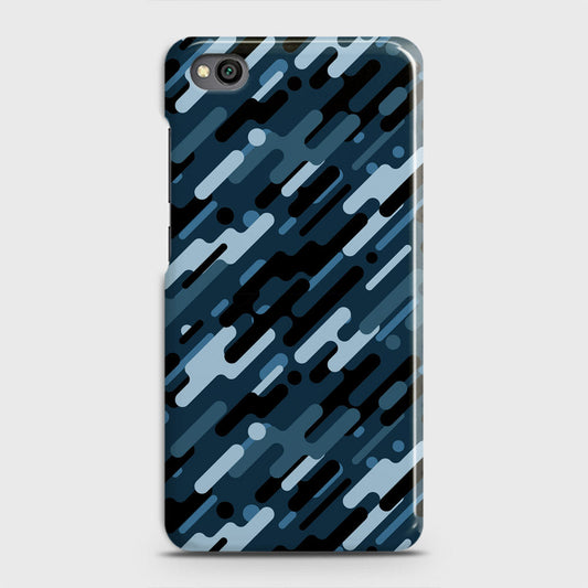 Xiaomi Redmi Go Cover - Camo Series 3 - Black & Blue Design - Matte Finish - Snap On Hard Case with LifeTime Colors Guarantee