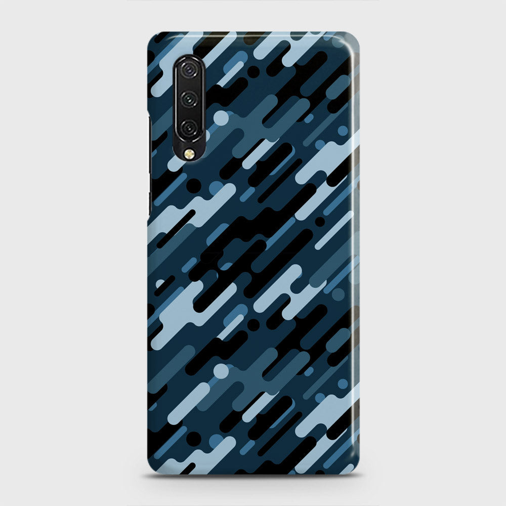 Honor 9X Pro Cover - Camo Series 3 - Black & Blue Design - Matte Finish - Snap On Hard Case with LifeTime Colors Guarantee