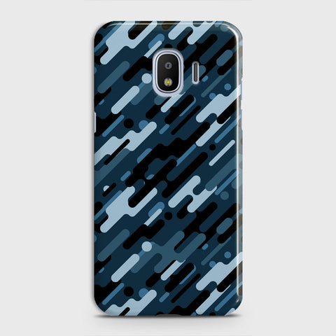 Samsung Galaxy Grand Prime Pro / J2 Pro 2018 Cover - Camo Series 3 - Black & Blue Design - Matte Finish - Snap On Hard Case with LifeTime Colors Guarantee