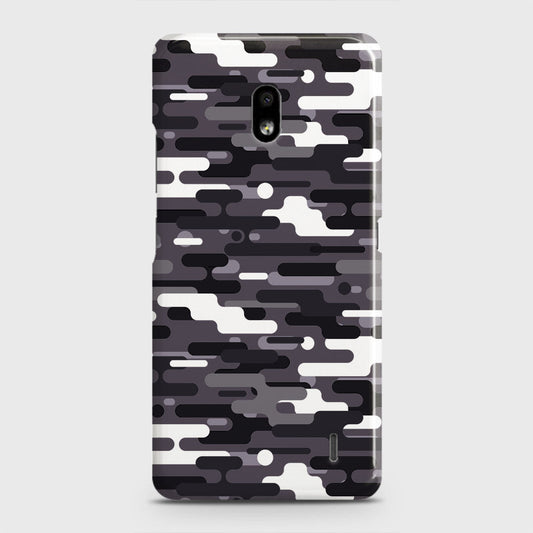 Nokia 2.2 Cover - Camo Series 2 - Black & White Design - Matte Finish - Snap On Hard Case with LifeTime Colors Guarantee