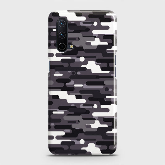 OnePlus Nord CE 5G  Cover - Camo Series 2 - Black & White Design - Matte Finish - Snap On Hard Case with LifeTime Colors Guarantee