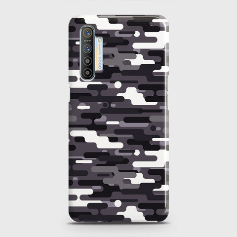 Realme XT Cover - Camo Series 2 - Black & White Design - Matte Finish - Snap On Hard Case with LifeTime Colors Guarantee