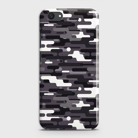 Vivo Y81i Cover - Camo Series 2 - Black & White Design - Matte Finish - Snap On Hard Case with LifeTime Colors Guarantee