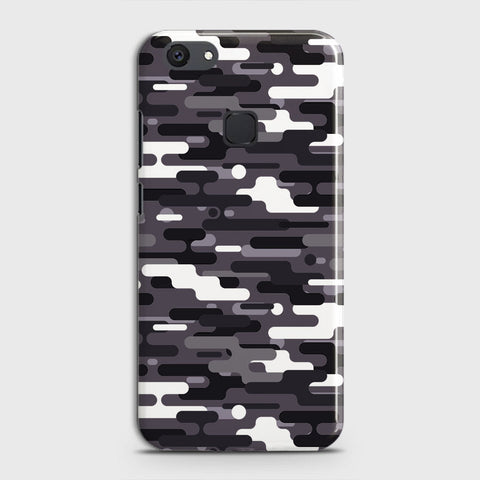 Vivo Y81 Cover - Camo Series 2 - Black & White Design - Matte Finish - Snap On Hard Case with LifeTime Colors Guarantee