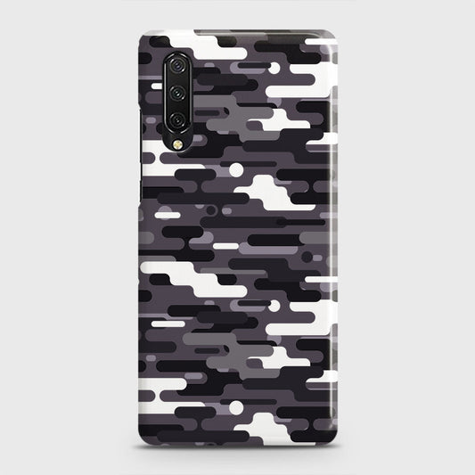 Honor 9X Pro Cover - Camo Series 2 - Black & White Design - Matte Finish - Snap On Hard Case with LifeTime Colors Guarantee