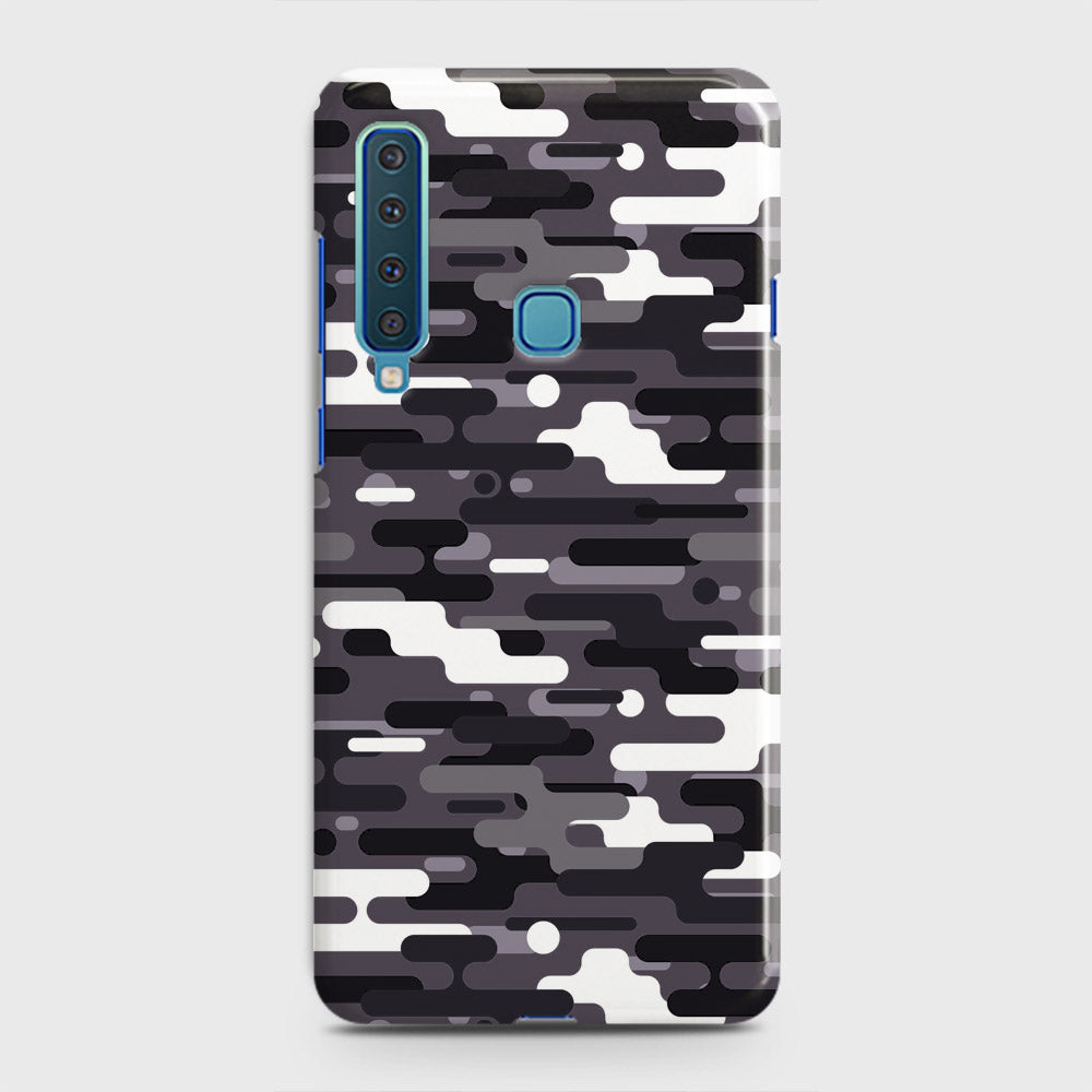 Samsung Galaxy A9s Cover - Camo Series 2 - Black & White Design - Matte Finish - Snap On Hard Case with LifeTime Colors Guarantee