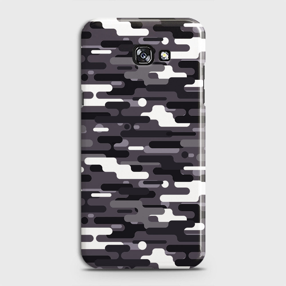 Samsung Galaxy A3 2017 Cover - Camo Series 2 - Black & White Design - Matte Finish - Snap On Hard Case with LifeTime Colors Guarantee