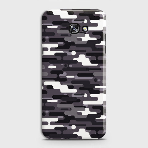 Samsung Galaxy A3 2017 Cover - Camo Series 2 - Black & White Design - Matte Finish - Snap On Hard Case with LifeTime Colors Guarantee