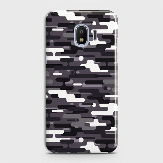 Samsung Galaxy Grand Prime Pro / J2 Pro 2018 Cover - Camo Series 2 - Black & White Design - Matte Finish - Snap On Hard Case with LifeTime Colors Guarantee