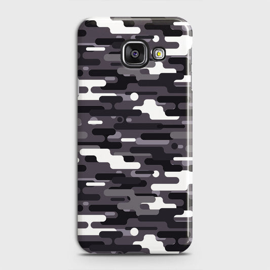 Samsung Galaxy J7 Max Cover - Camo Series 2 - Black & White Design - Matte Finish - Snap On Hard Case with LifeTime Colors Guarantee