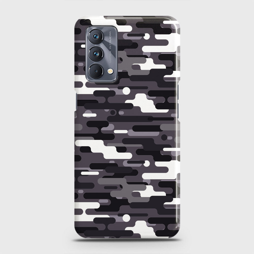 Realme GT Master Cover - Camo Series 2 - Black & White Design - Matte Finish - Snap On Hard Case with LifeTime Colors Guarantee