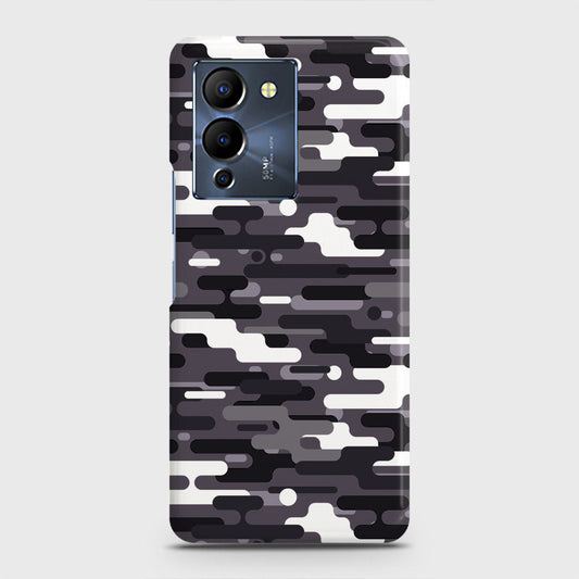 Infinix Note 12 G96 Cover - Camo Series 2 - Black & White Design - Matte Finish - Snap On Hard Case with LifeTime Colors Guarantee