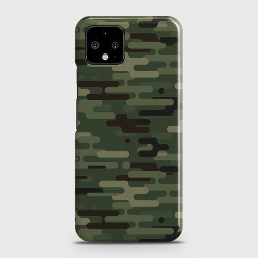 Google Pixel 4 XL Cover - Camo Series 2 - Light Green Design - Matte Finish - Snap On Hard Case with LifeTime Colors Guarantee