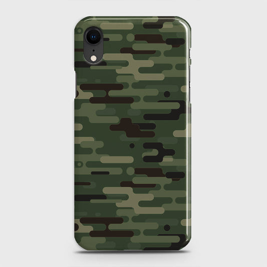 iPhone XR Cover - Camo Series 2 - Light Green Design - Matte Finish - Snap On Hard Case with LifeTime Colors Guarantee