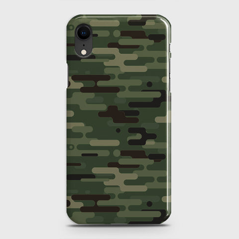 iPhone XR Cover - Camo Series 2 - Light Green Design - Matte Finish - Snap On Hard Case with LifeTime Colors Guarantee