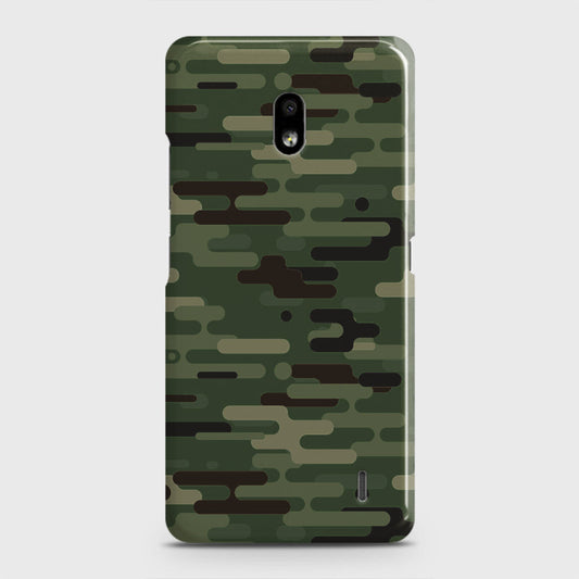 Nokia 2.2 Cover - Camo Series 2 - Light Green Design - Matte Finish - Snap On Hard Case with LifeTime Colors Guarantee