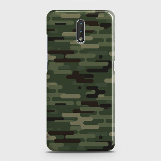 Nokia 2.3 Cover - Camo Series 2 - Light Green Design - Matte Finish - Snap On Hard Case with LifeTime Colors Guarantee