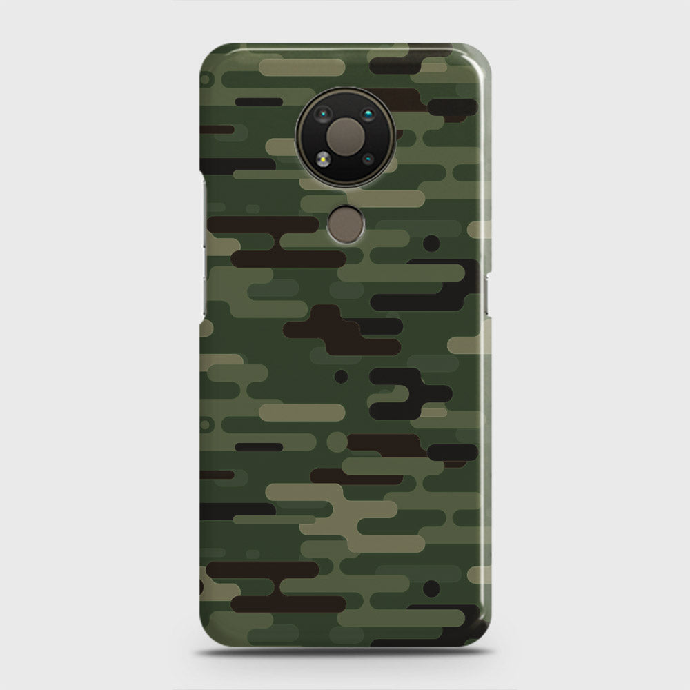 Nokia 3.4 Cover - Camo Series 2 - Light Green Design - Matte Finish - Snap On Hard Case with LifeTime Colors Guarantee