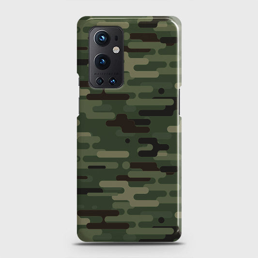 OnePlus 9 Pro  Cover - Camo Series 2 - Light Green Design - Matte Finish - Snap On Hard Case with LifeTime Colors Guarantee (Fast Delivery)