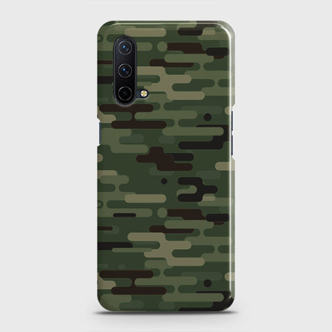 OnePlus Nord CE 5G  Cover - Camo Series 2 - Light Green Design - Matte Finish - Snap On Hard Case with LifeTime Colors Guarantee