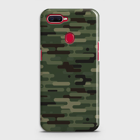 Realme 2 Pro Cover - Camo Series 2 - Light Green Design - Matte Finish - Snap On Hard Case with LifeTime Colors Guarantee