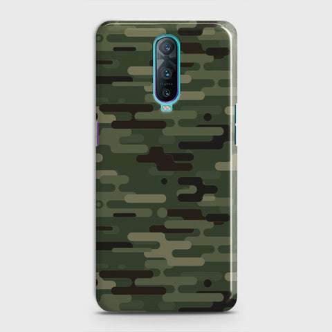 Oppo R17 Pro Cover - Camo Series 2 - Light Green Design - Matte Finish - Snap On Hard Case with LifeTime Colors Guarantee
