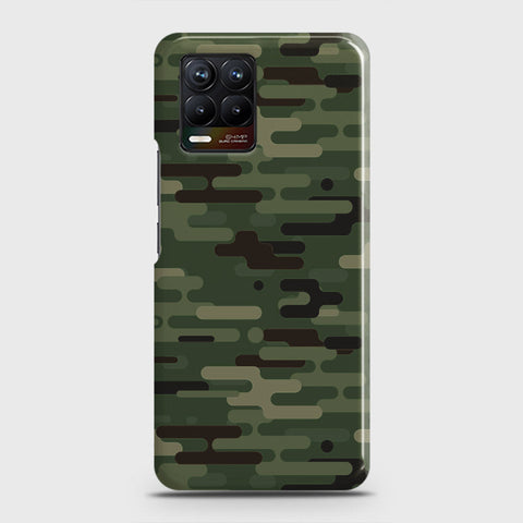 Realme 8 Pro Cover - Camo Series 2 - Light Green Design - Matte Finish - Snap On Hard Case with LifeTime Colors Guarantee