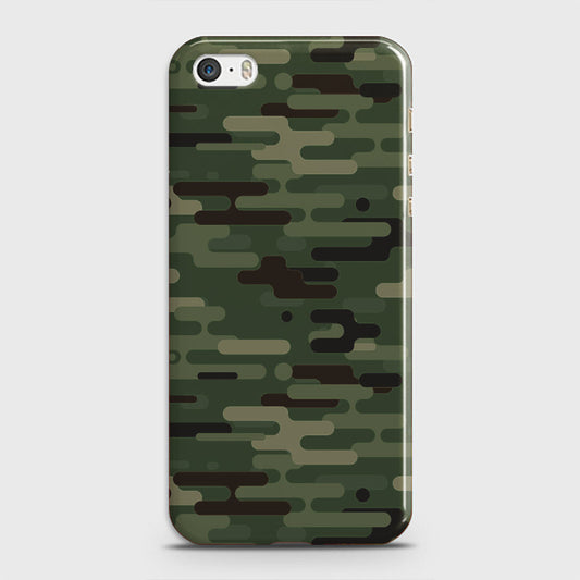 iPhone 5C Cover - Camo Series 2 - Light Green Design - Matte Finish - Snap On Hard Case with LifeTime Colors Guarantee