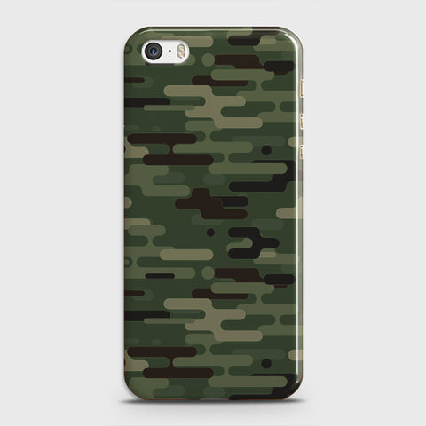 iPhone 5C Cover - Camo Series 2 - Light Green Design - Matte Finish - Snap On Hard Case with LifeTime Colors Guarantee
