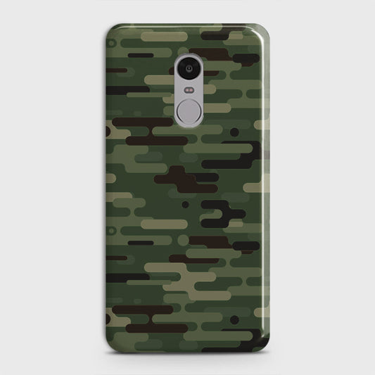 Xiaomi Redmi Note 4 / 4X Cover - Camo Series 2 - Light Green Design - Matte Finish - Snap On Hard Case with LifeTime Colors Guarantee