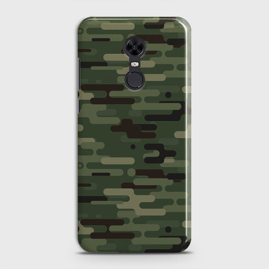 Xiaomi Redmi Note 5  Cover - Camo Series 2 - Light Green Design - Matte Finish - Snap On Hard Case with LifeTime Colors Guarantee