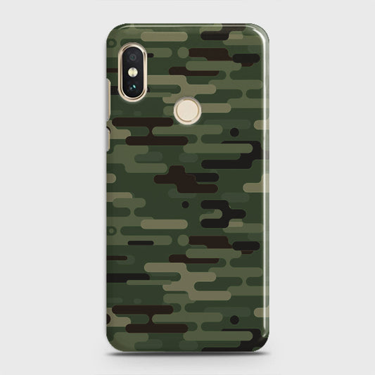 Xiaomi Redmi Note 5 Pro Cover - Camo Series 2 - Light Green Design - Matte Finish - Snap On Hard Case with LifeTime Colors Guarantee