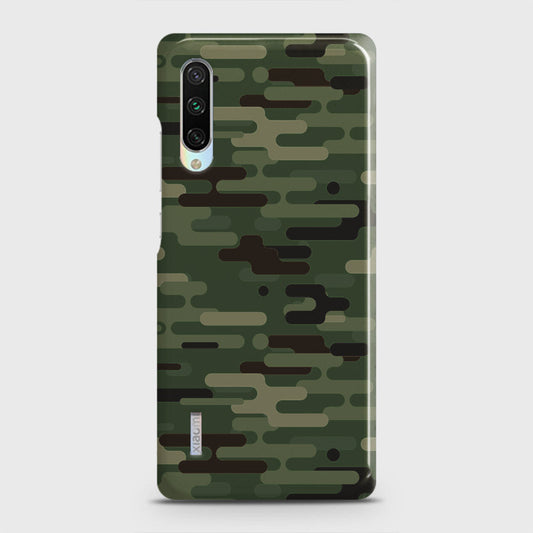 Xiaomi Mi CC9 Cover - Camo Series 2 - Light Green Design - Matte Finish - Snap On Hard Case with LifeTime Colors Guarantee