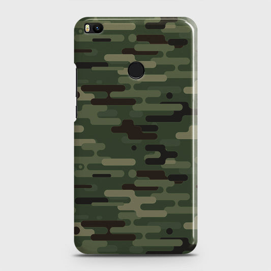 Xiaomi Mi Max 2 Cover - Camo Series 2 - Light Green Design - Matte Finish - Snap On Hard Case with LifeTime Colors Guarantee