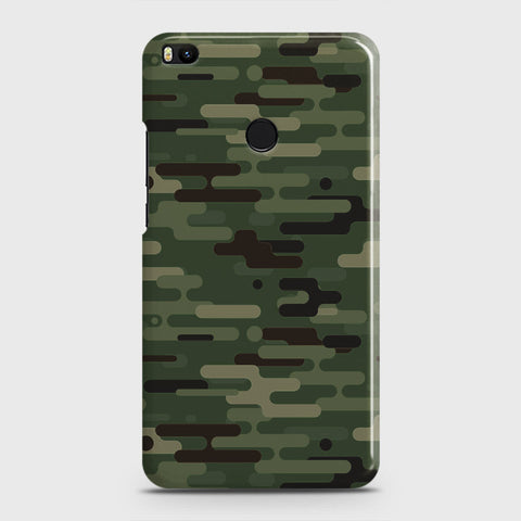 Xiaomi Mi Max 2 Cover - Camo Series 2 - Light Green Design - Matte Finish - Snap On Hard Case with LifeTime Colors Guarantee