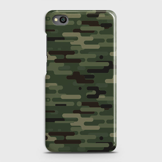 Xiaomi Redmi Go Cover - Camo Series 2 - Light Green Design - Matte Finish - Snap On Hard Case with LifeTime Colors Guarantee