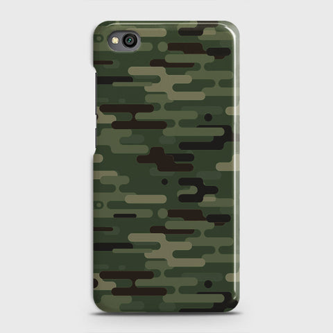 Xiaomi Redmi Go Cover - Camo Series 2 - Light Green Design - Matte Finish - Snap On Hard Case with LifeTime Colors Guarantee