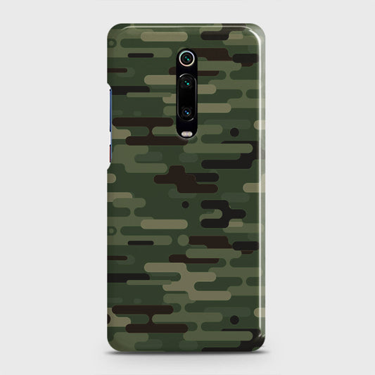 Xiaomi Mi 9T Pro Cover - Camo Series 2 - Light Green Design - Matte Finish - Snap On Hard Case with LifeTime Colors Guarantee