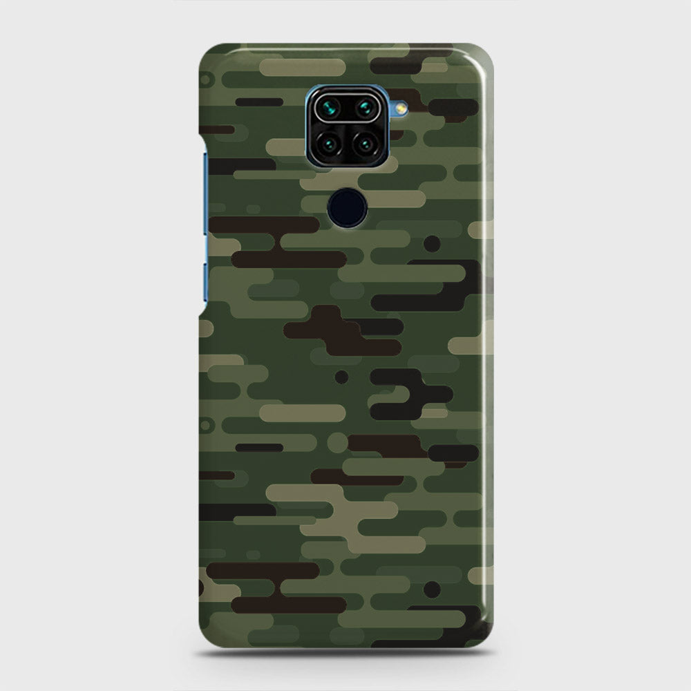 Xiaomi Redmi 10X 4G Cover - Camo Series 2 - Light Green Design - Matte Finish - Snap On Hard Case with LifeTime Colors Guarantee
