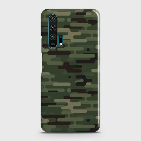 Honor 20 Pro Cover - Camo Series 2 - Light Green Design - Matte Finish - Snap On Hard Case with LifeTime Colors Guarantee
