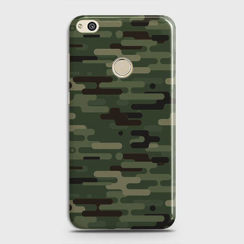 Huawei Honor 8C Cover - Camo Series 2 - Light Green Design - Matte Finish - Snap On Hard Case with LifeTime Colors Guarantee