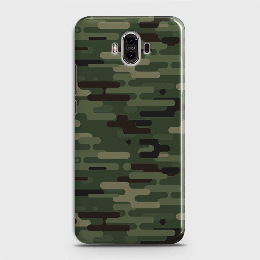 Huawei Mate 10 Cover - Camo Series 2 - Light Green Design - Matte Finish - Snap On Hard Case with LifeTime Colors Guarantee