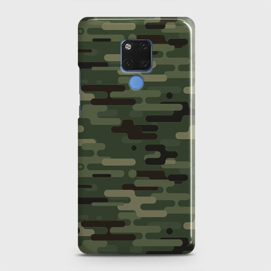 Huawei Mate 20 Cover - Camo Series 2 - Light Green Design - Matte Finish - Snap On Hard Case with LifeTime Colors Guarantee