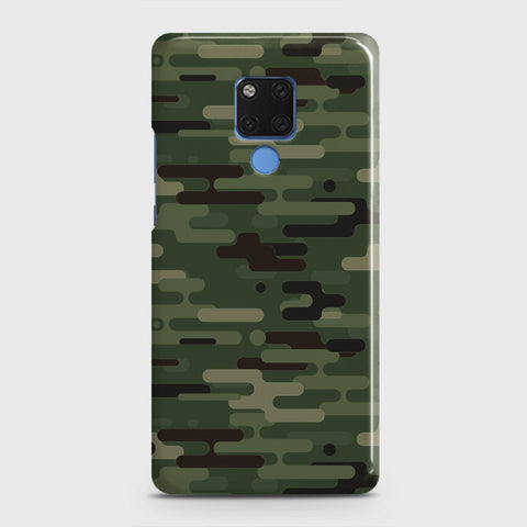 Huawei Mate 20 Cover - Camo Series 2 - Light Green Design - Matte Finish - Snap On Hard Case with LifeTime Colors Guarantee
