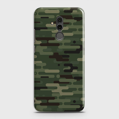 Huawei Mate 20 Lite Cover - Camo Series 2 - Light Green Design - Matte Finish - Snap On Hard Case with LifeTime Colors Guarantee